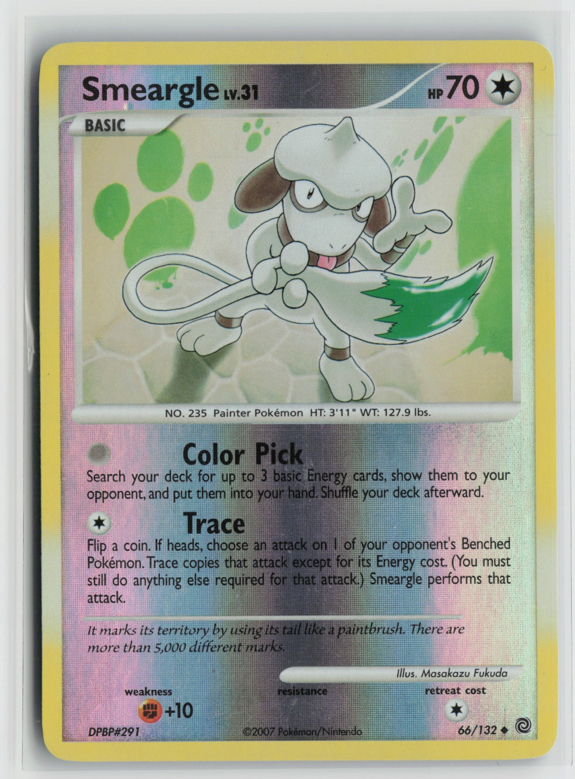 Smeargle Uncommon Reverse Holo SW 66/132 LP