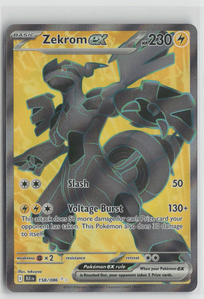 Zekrom ex - Ultra Rare Holo BLK 158/086 NM