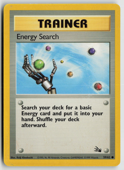 Energy Search Common Fossil 59/62 DMG