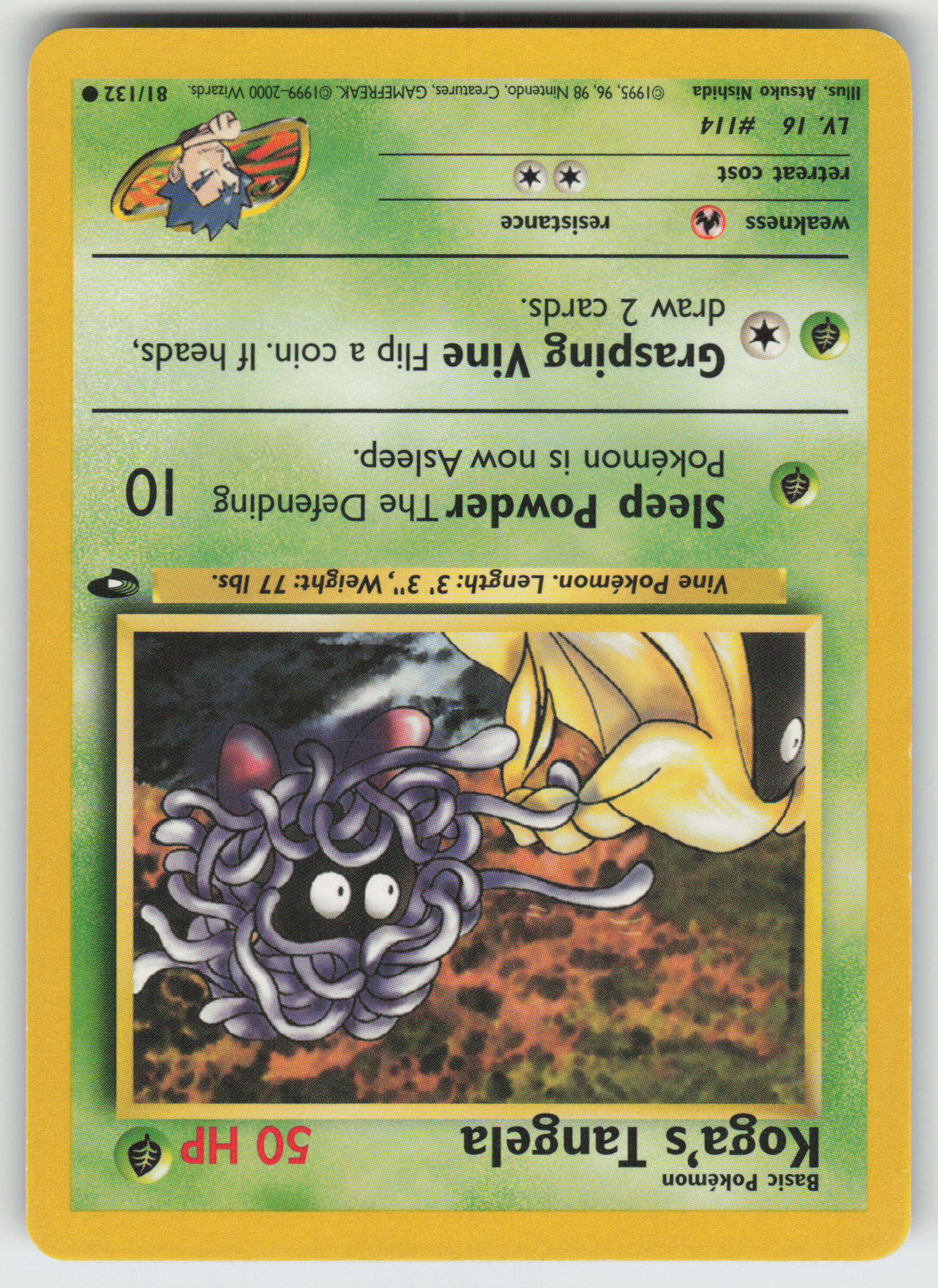 Koga's Tangela Common Gym Challenge 081/132 LP