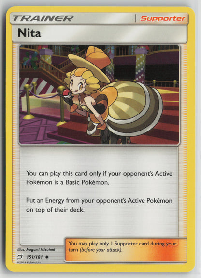 Nita Uncommon SM - Team Up 151/181 NM