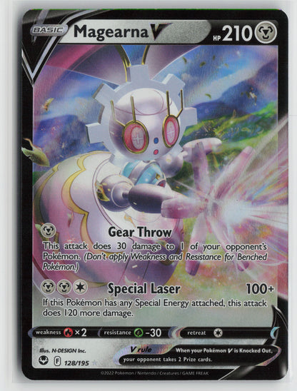 Magearna V Ultra Rare SWSH12: Silver Tempest 128/195 NM