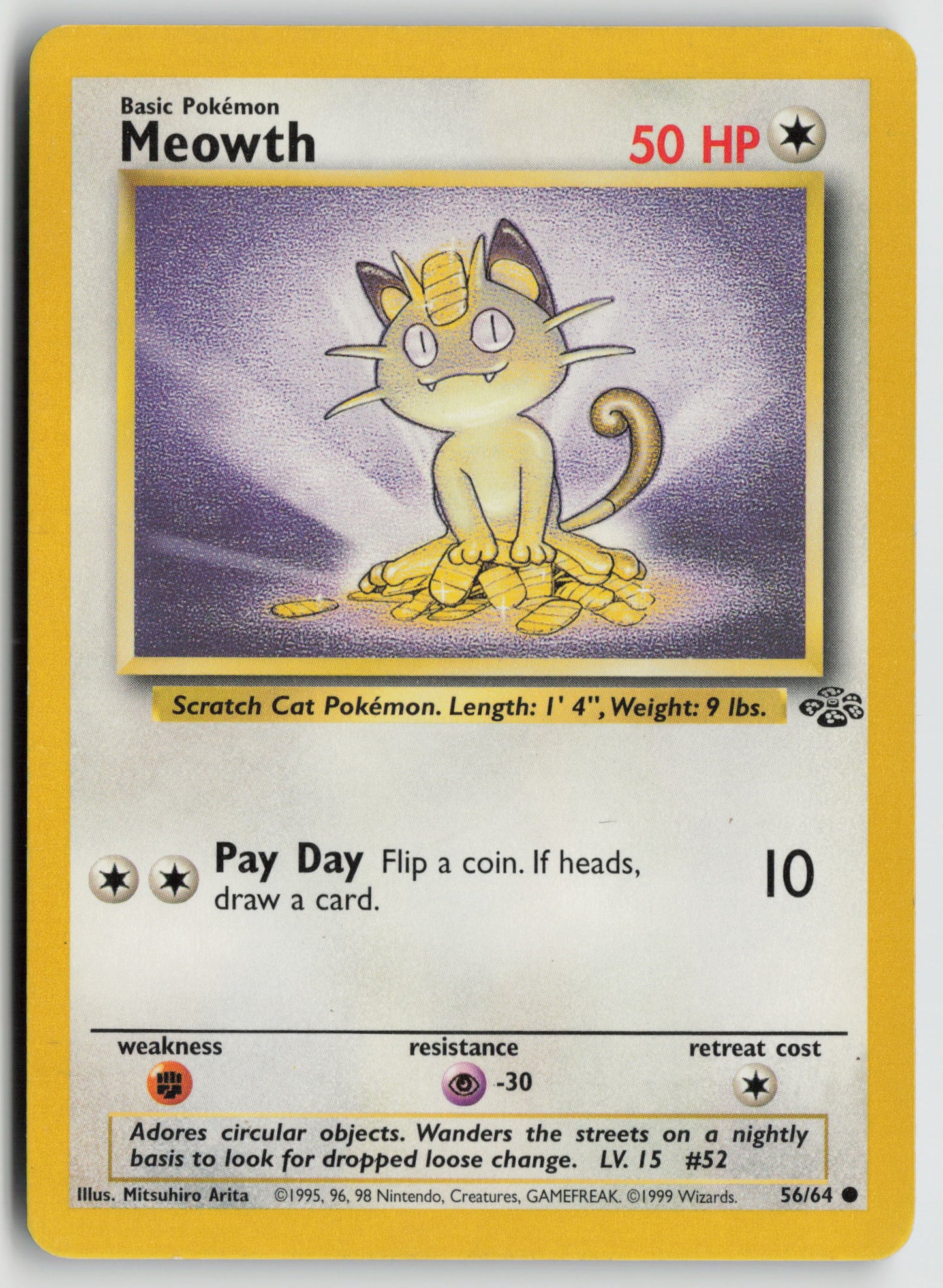 Meowth Common Jungle 56/64 MP