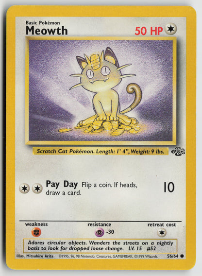 Meowth Common Jungle 56/64 MP