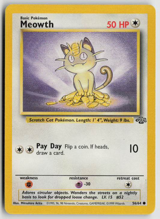 Meowth Common Jungle 56/64 MP