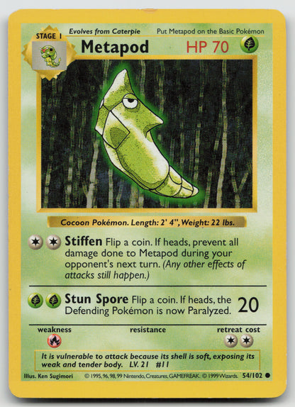 Metapod Common Unlimited BSS 054/102 MP
