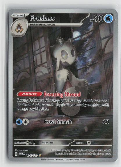 Froslass - Illustration Rare Holo TWM 174/167 NM