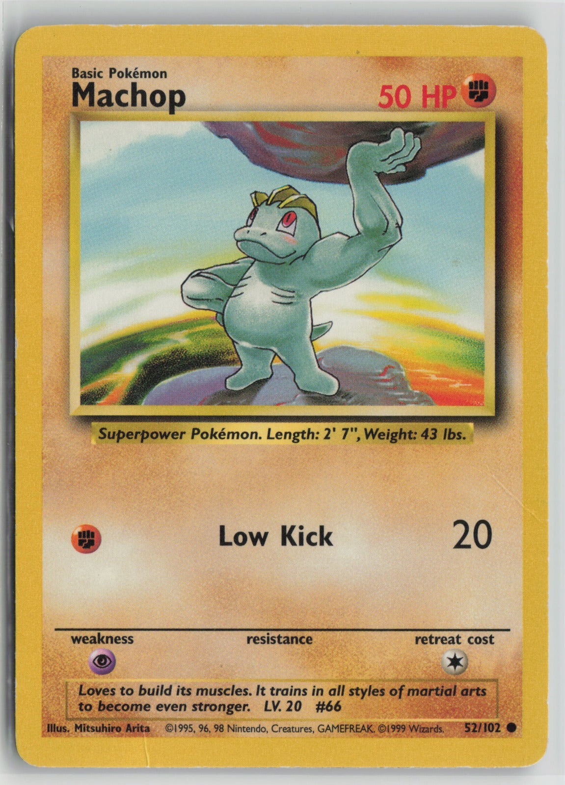 Machop Common BS 052/102 HP