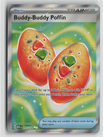 Buddy-Buddy Poffin Ultra Rare Holo MEG 167/132 NM