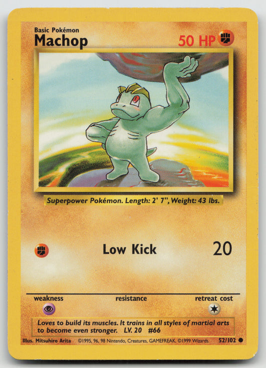 Machop Common Normal BS 052/102 MP