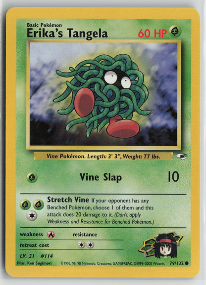 Erika's Tangela Common Unlimited G1 079/132 NM