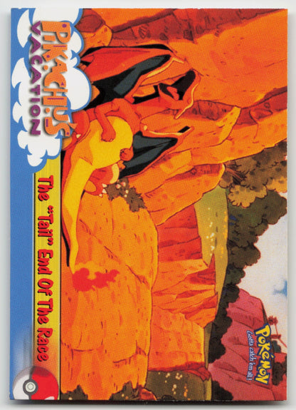 The "Tail" End Of The Race Pikachu's Vacation#50 Topps Movie Animation Edition LP
