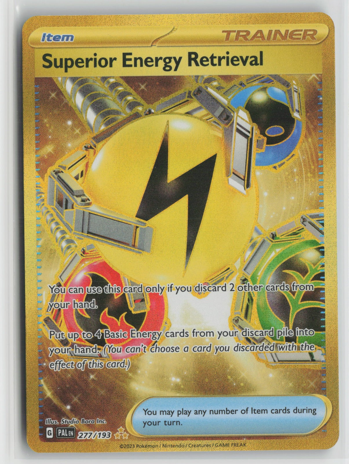Superior Energy Retrieval - Hyper Rare Holo PAL 277/193 NM