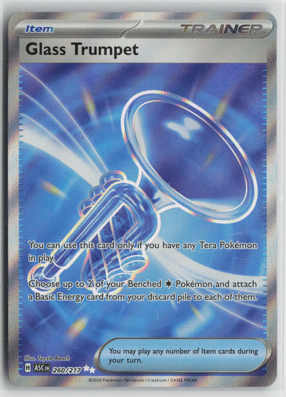 Glass Trumpet - Ultra Rare Holo ASC 260/217 NM