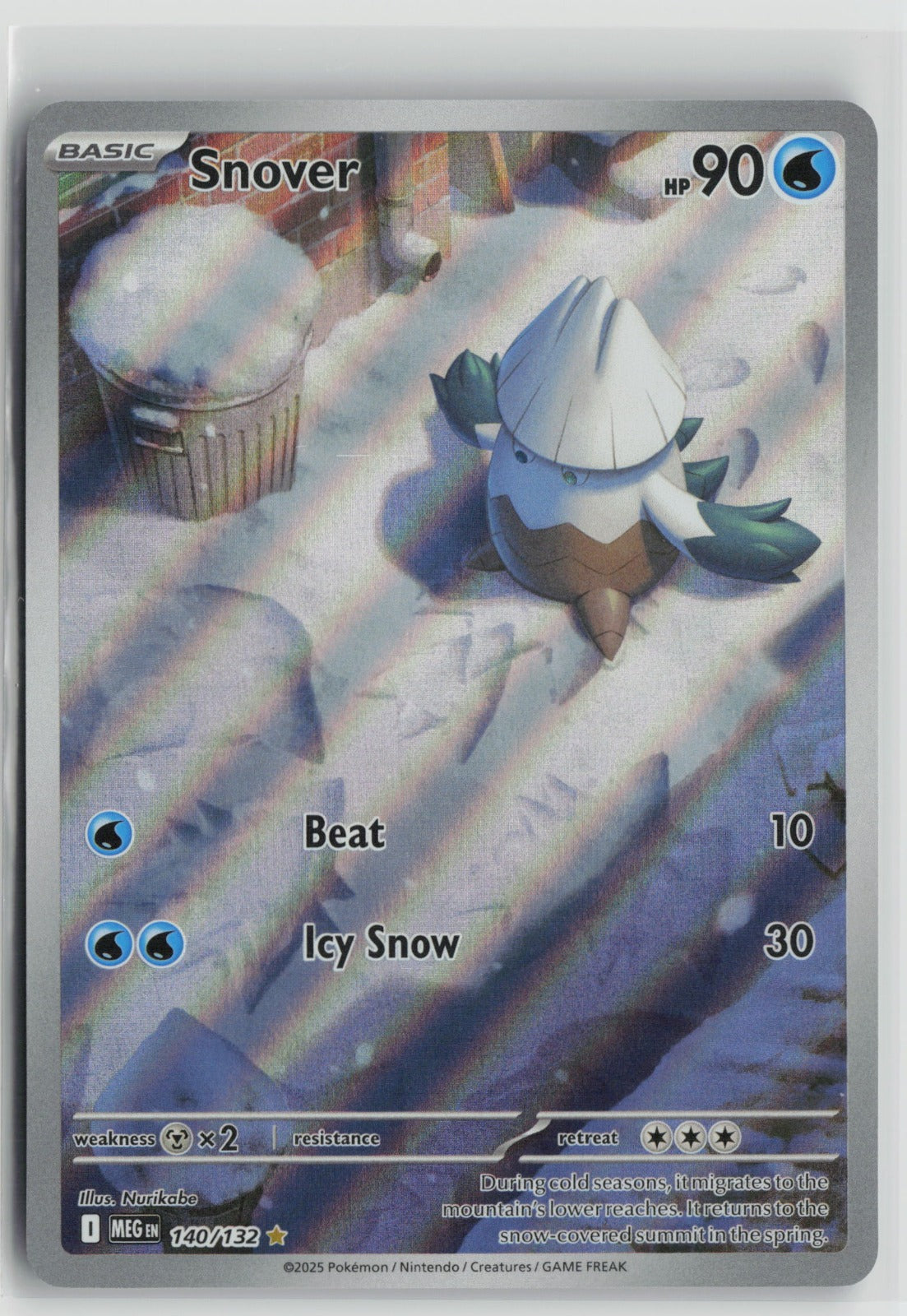 Snover Illustration Rare Holo MEG 140/132 NM