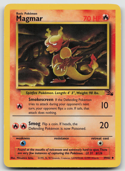 Magmar Uncommon Unlimited FO 39/62 MP