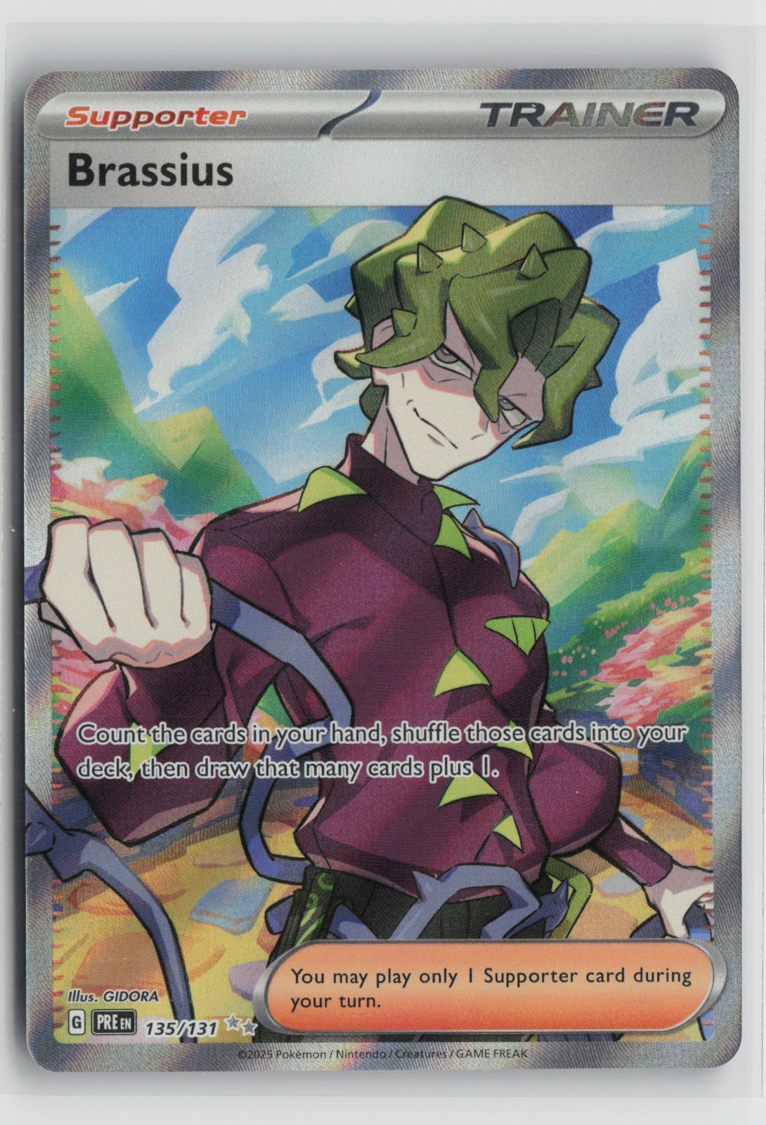 Brassius Ultra Rare Holo PRE 135/131 NM