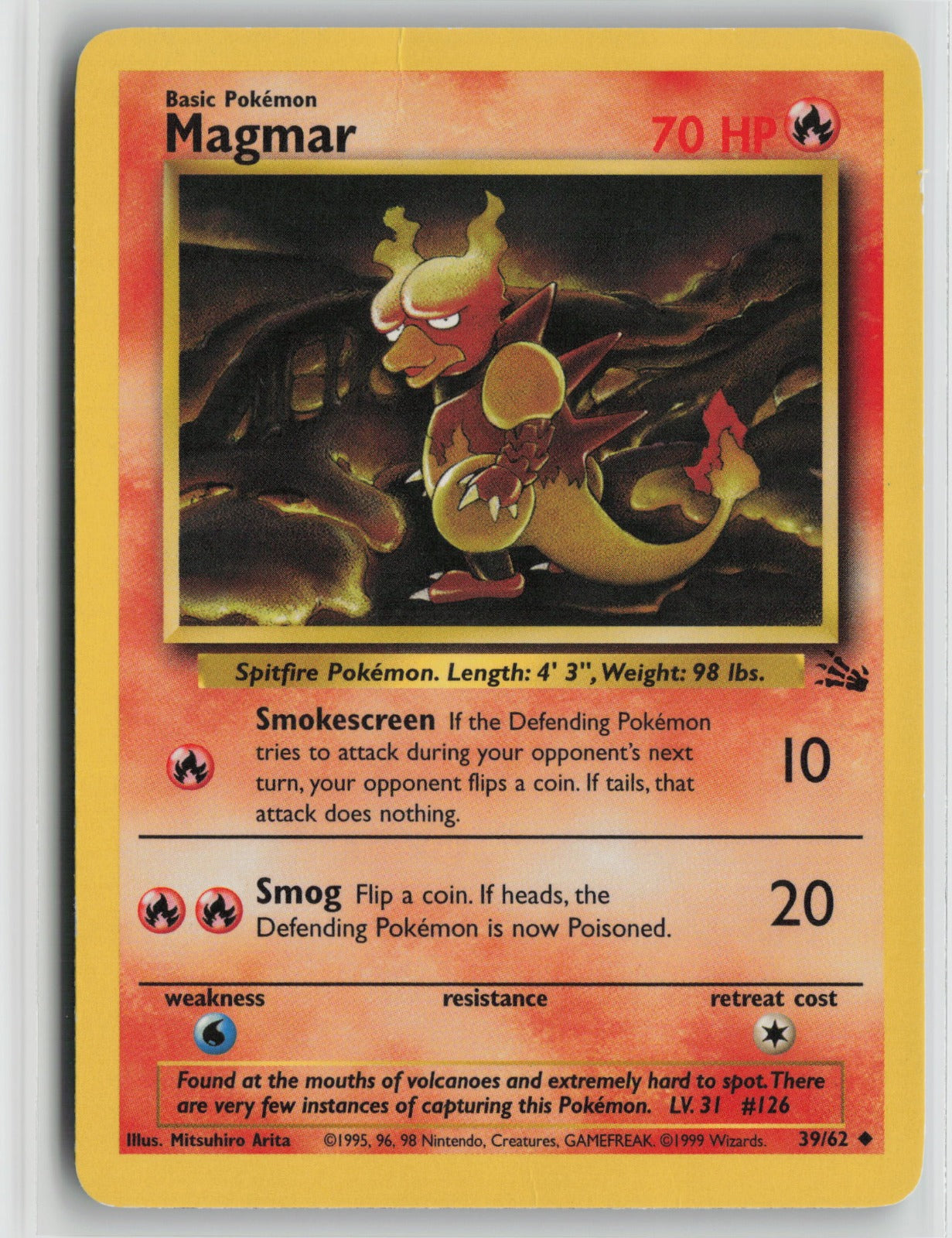 Magmar Uncommon Unlimited FO 39/62 MP