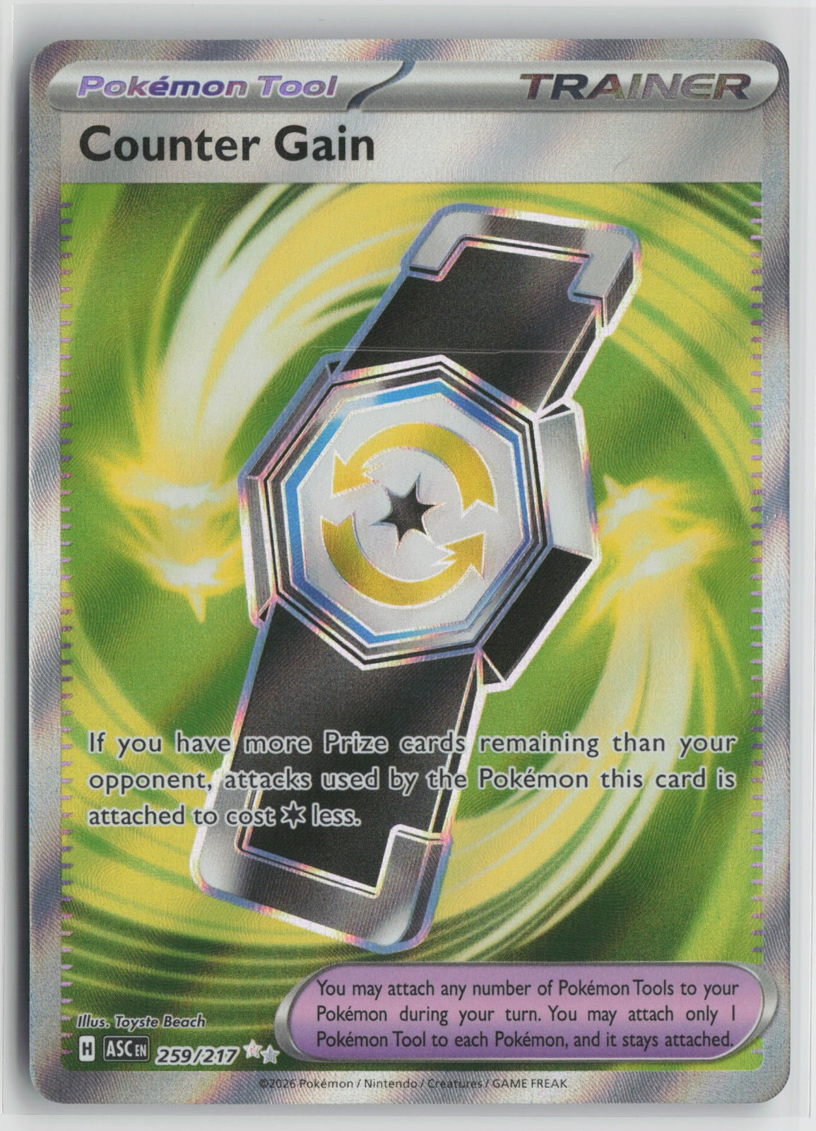 Counter Gain Ultra Rare Holo ASC 259/217 NM