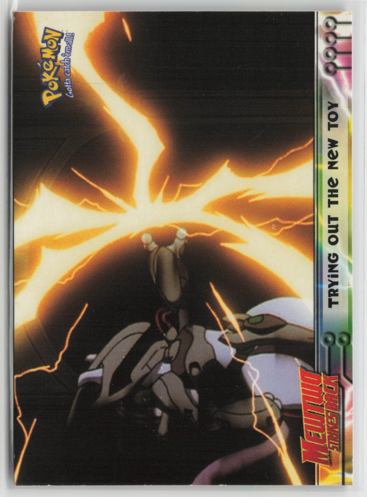 Topps Trying Out the New Toy Mewtwo Strikes Back #7 LP