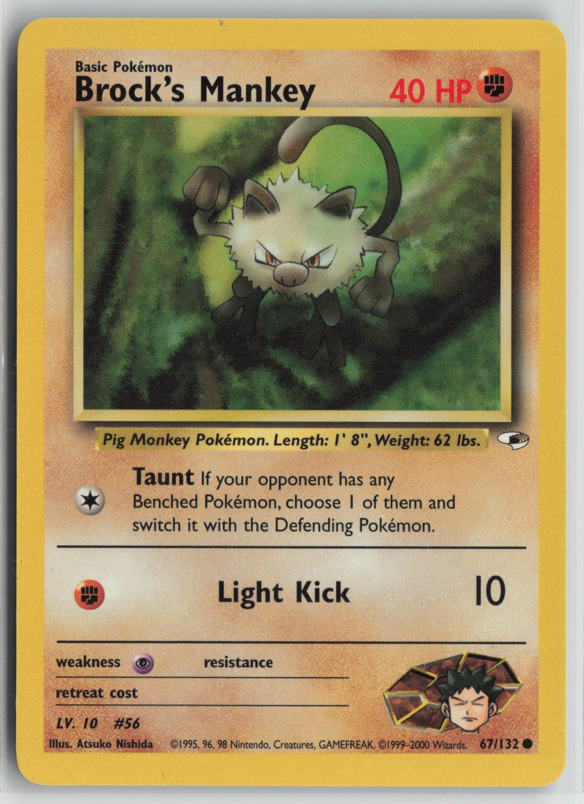 Brock's Mankey (67) Common Unlimited G1 067/132 LP
