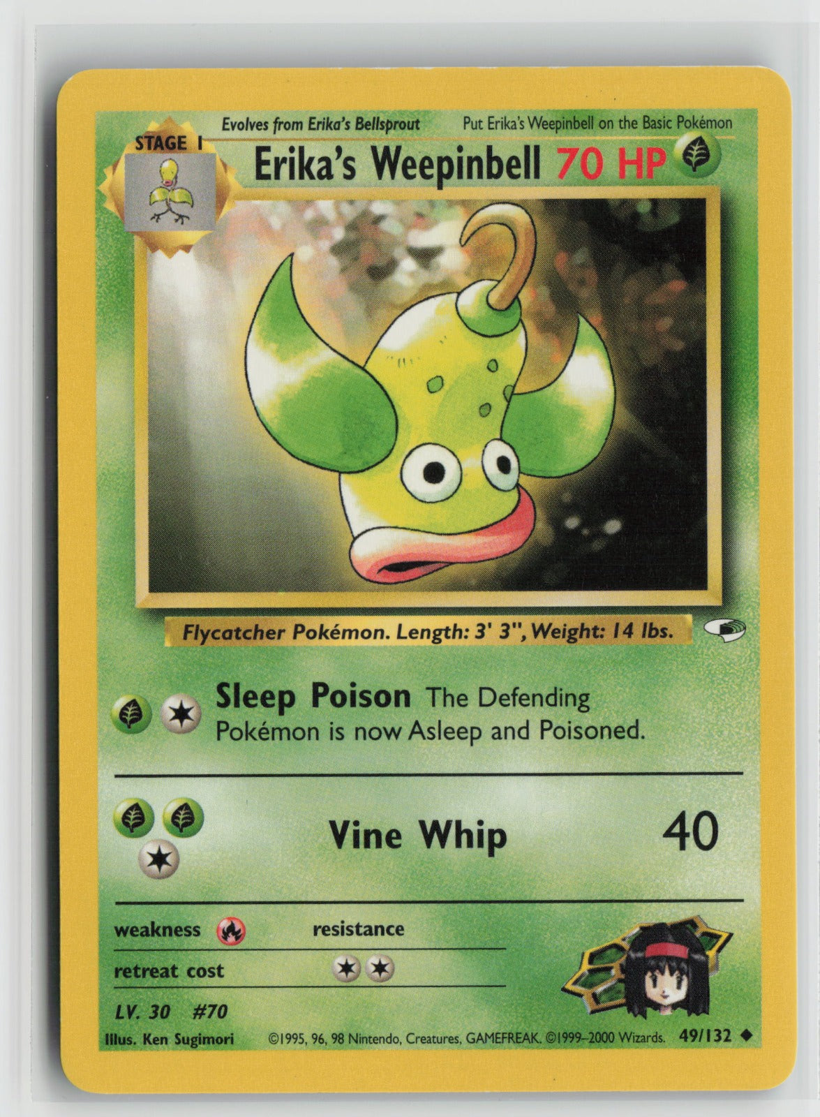 Erika's Weepinbell (49) Uncommon Unlimited G1 049/132 LP