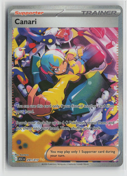 Canari Special Illustration Rare Holo ASC 291/217 NM