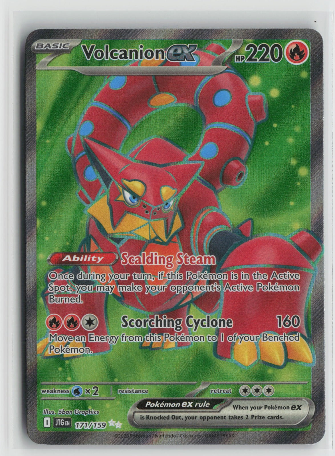 Volcanion ex - Ultra Rare Holo JTG 171/159 NM