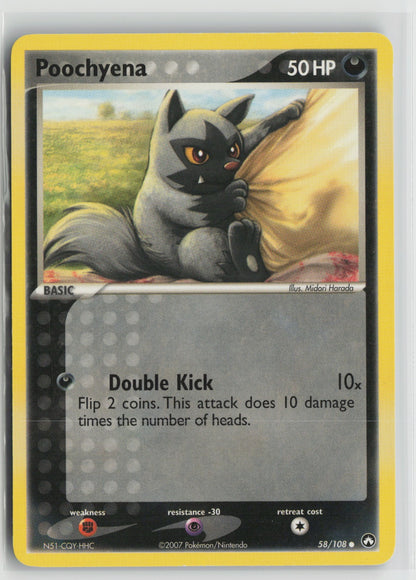Poochyena Common PK 58/108 MP