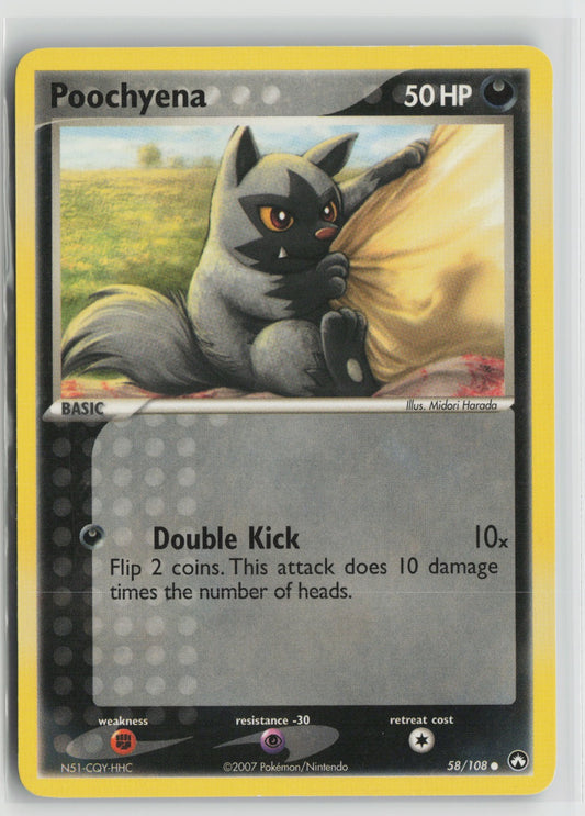 Poochyena Common PK 58/108 MP