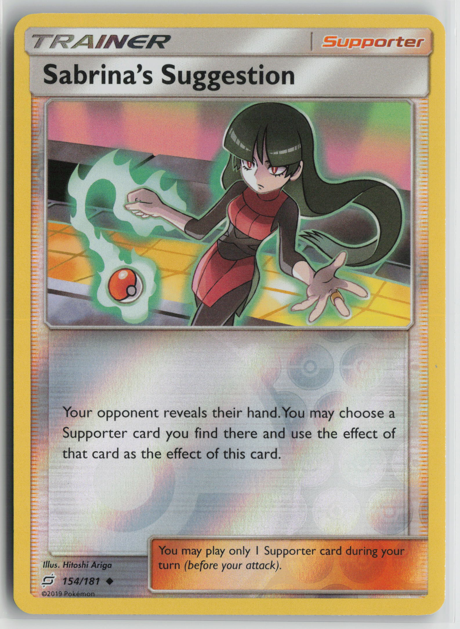 Sabrina's Suggestion Reverse SM - Team Up 154/181 NM