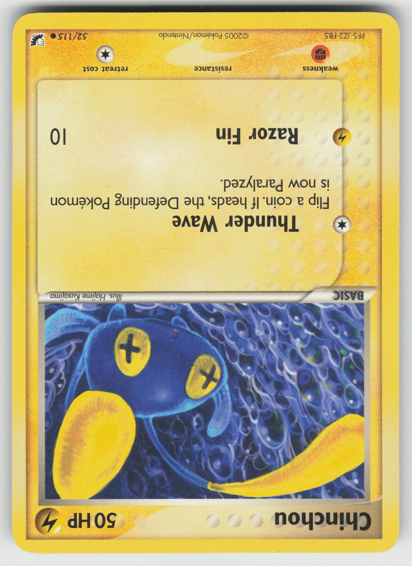 Chinchou Common Unseen Forces 52/115 LP