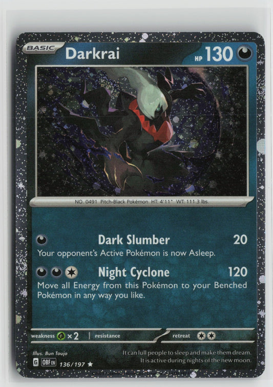 Darkrai (Cosmos Holo) Rare Holo MCAP 136/197 NM