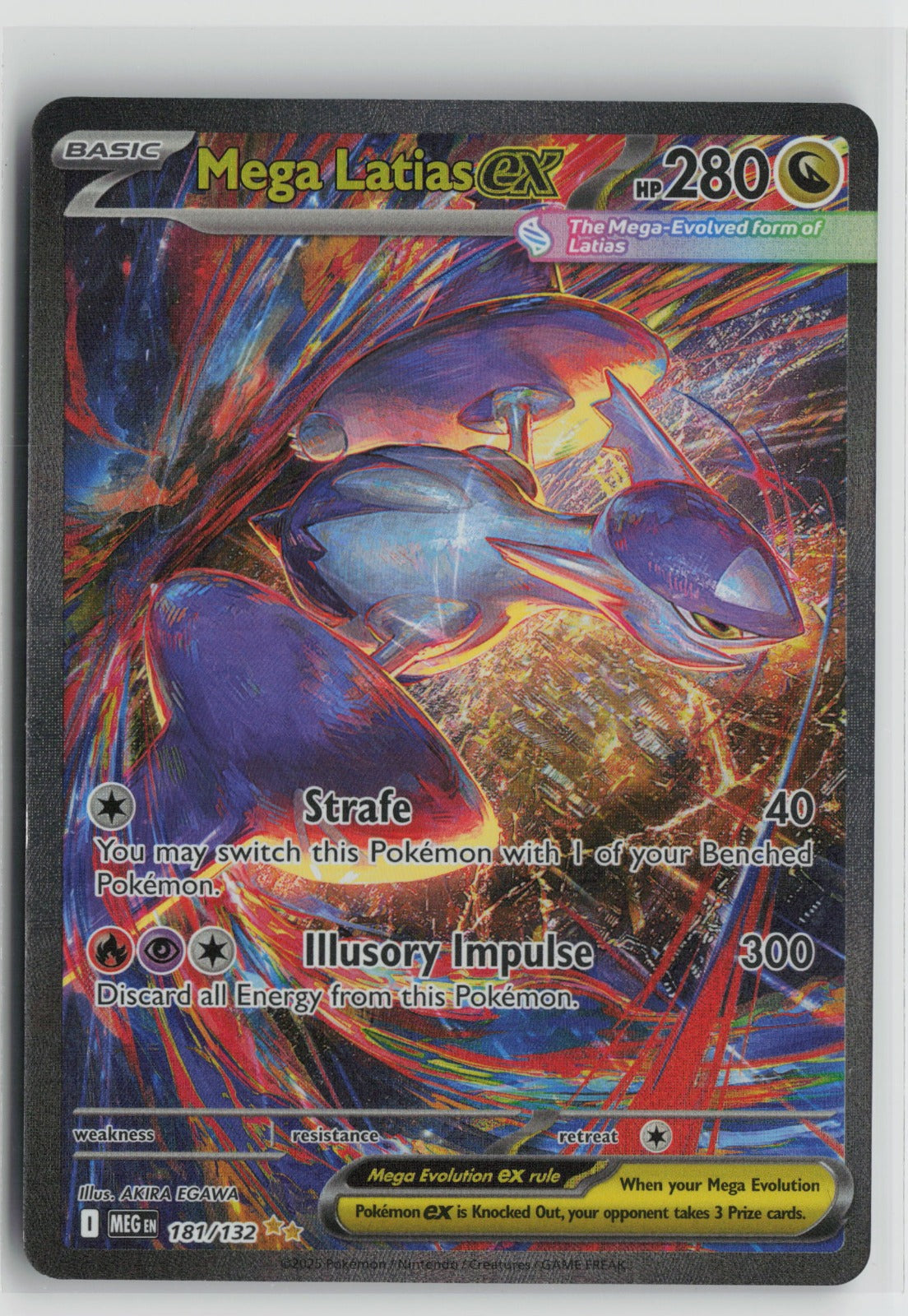 Mega Latias ex - Special Illustration Rare Holo MEG 181/132 NM