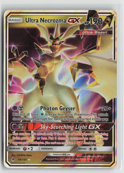 Ultra Necrozma GX Ultra Rare Holo SM06 95/131 NM