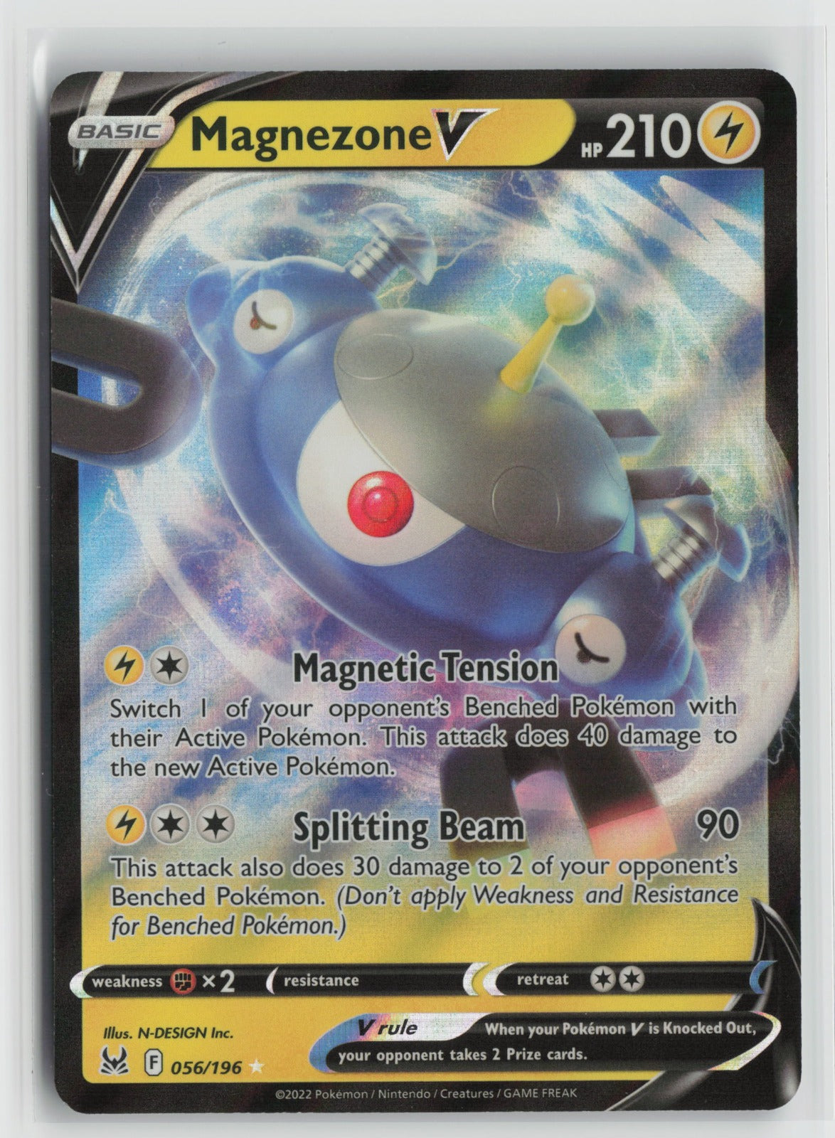 Magnezone V Ultra Rare Holo SWSH11 056/196 NM