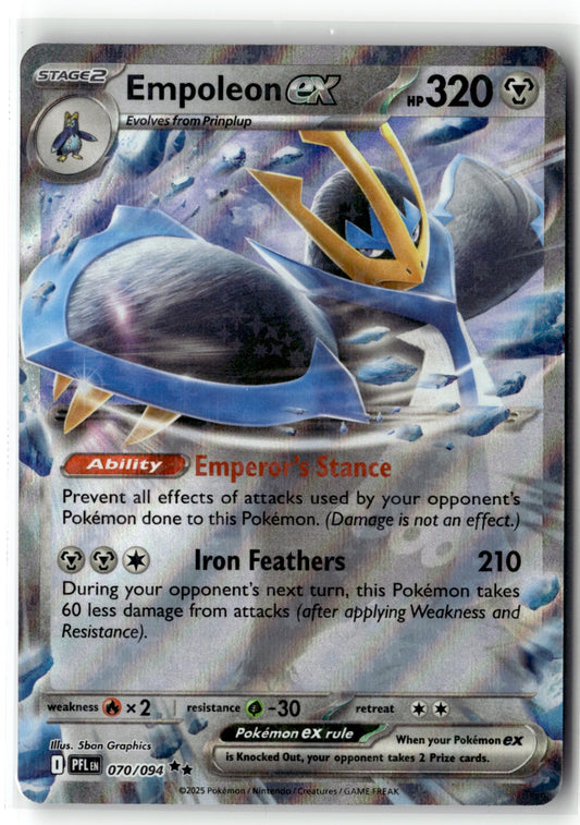 Empoleon ex - Double Rare ME02: Phantasmal Flames 070/094 NM