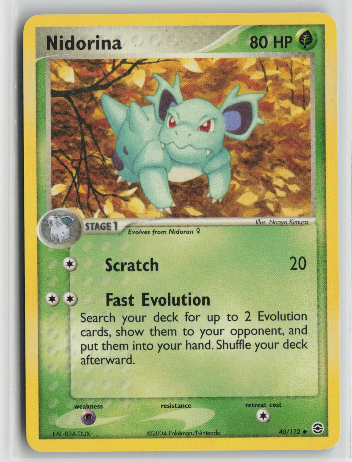 Nidorina Uncommon RG 40/112 MP