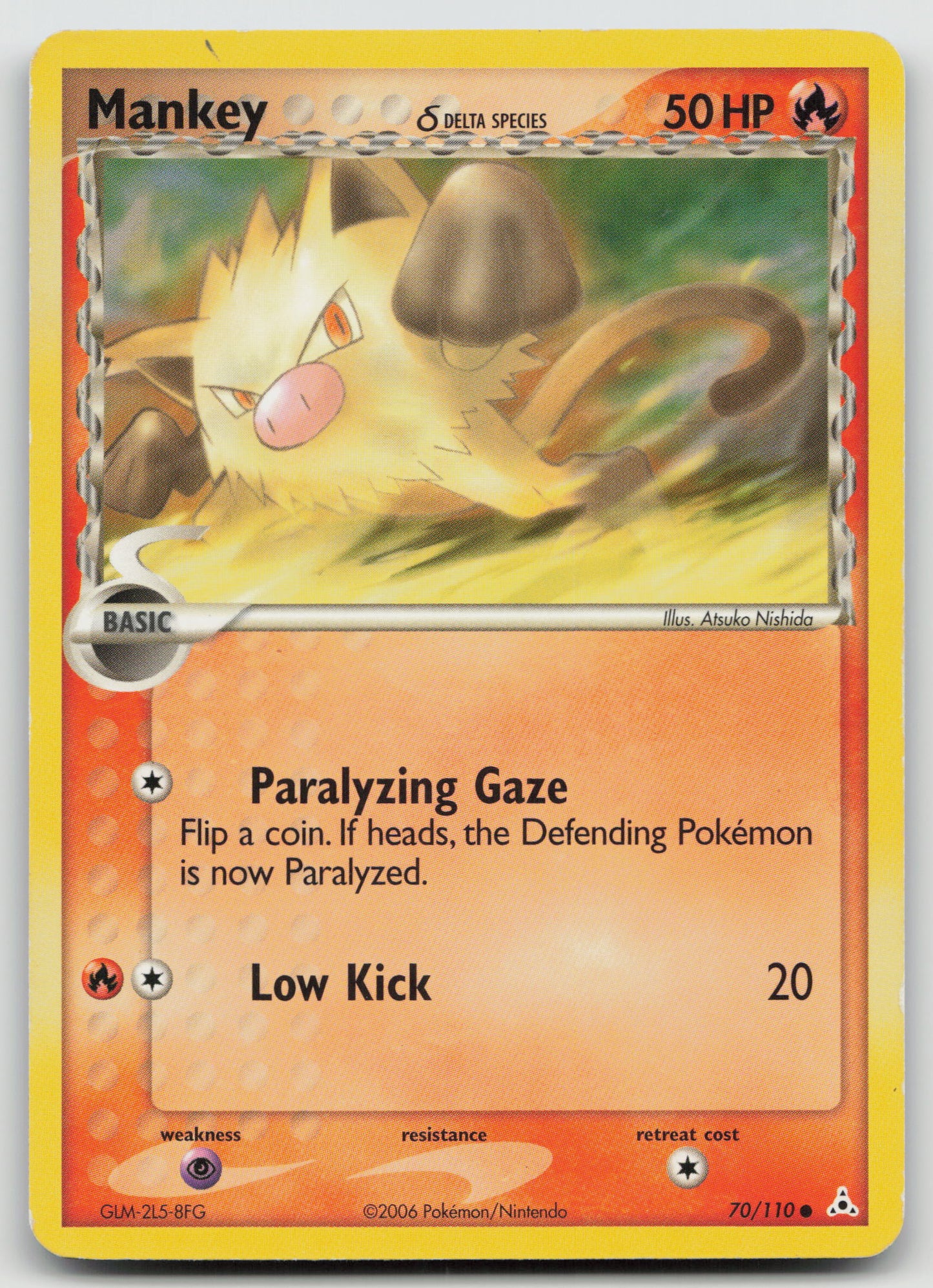 Mankey (Delta Species) Common Normal HP 70/110 HP