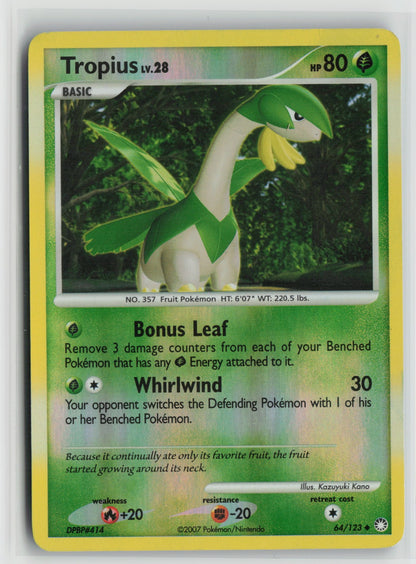 Tropius Uncommon Reverse Holo MT 64/123 MP