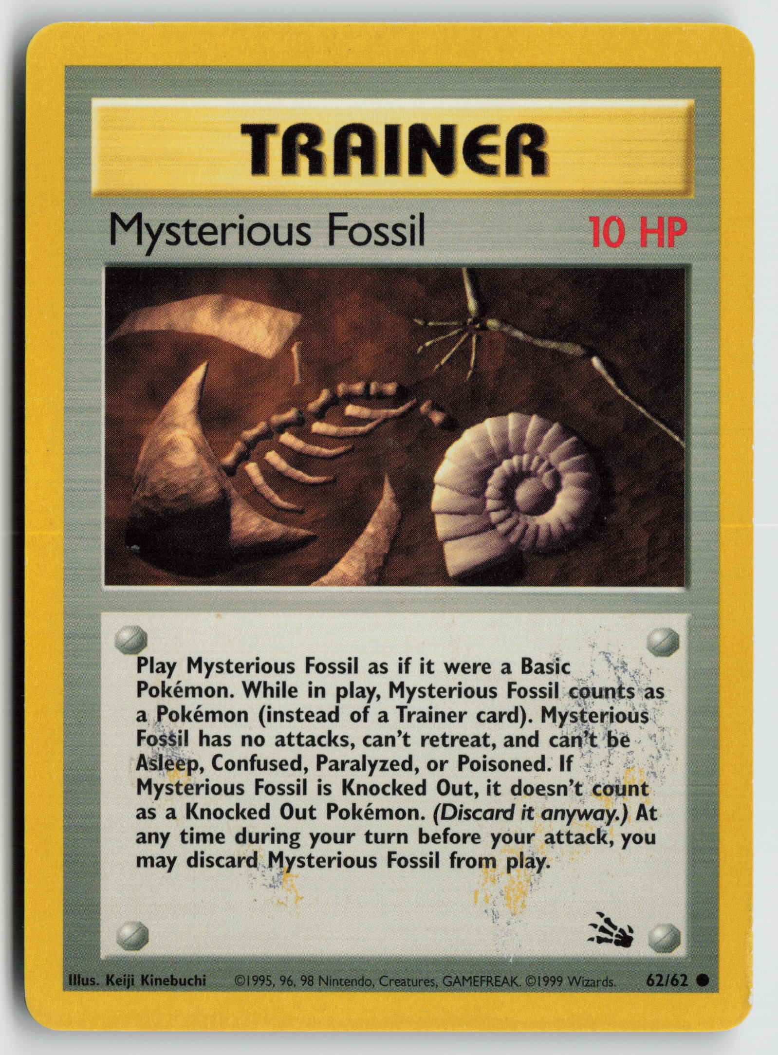 Mysterious Fossil Common Fossil 62/62 DMG