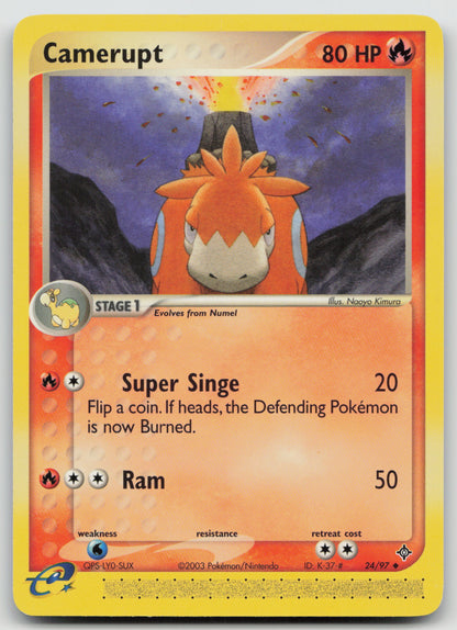 Camerupt Uncommon Normal DR 24/97 NM