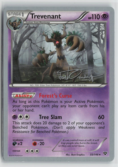 Trevenant - 2014 (Trent Orndorff) Rare WCD 55/146 NM