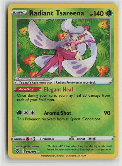 Radiant Tsareena Radiant Rare Holo SWSH12 016/195 NM