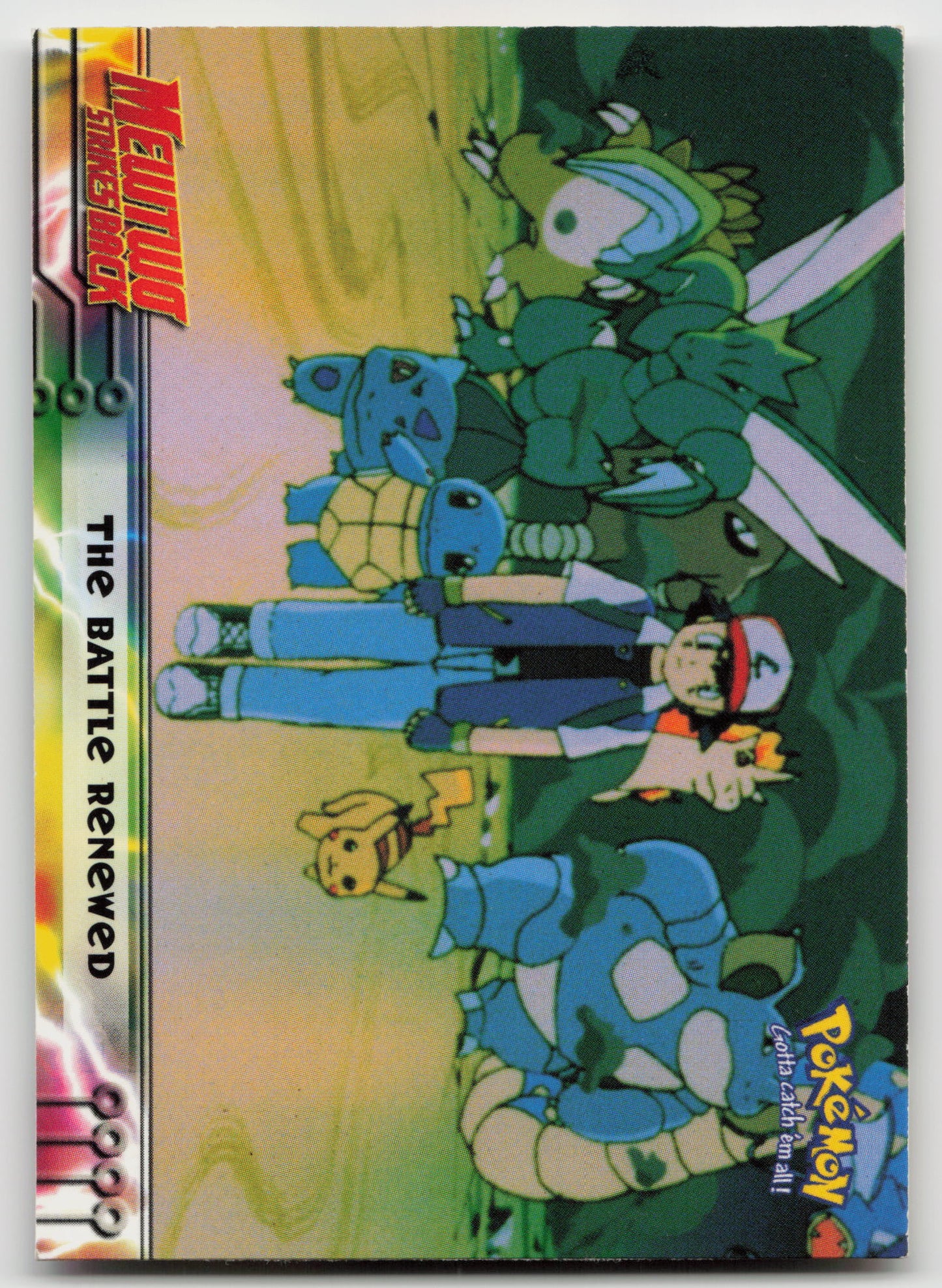The Battle Renewed #32 Mewtwo Strikes Back Topps Movie Animation Edition Non-Holo LP