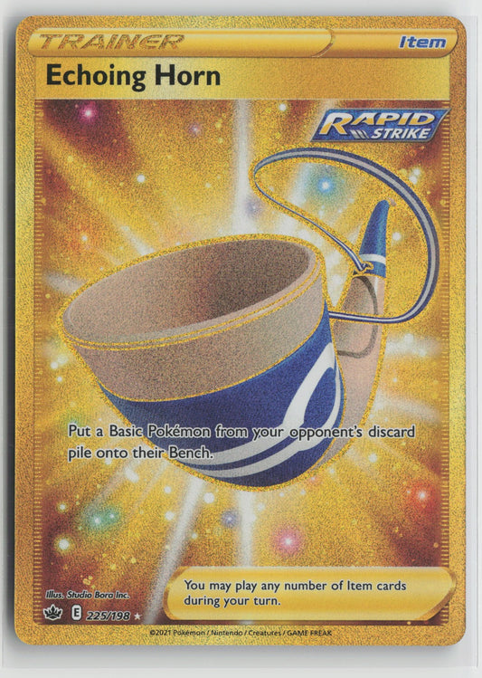 Echoing Horn (Secret) Secret Rare Holo SWSH06 225/198 NM