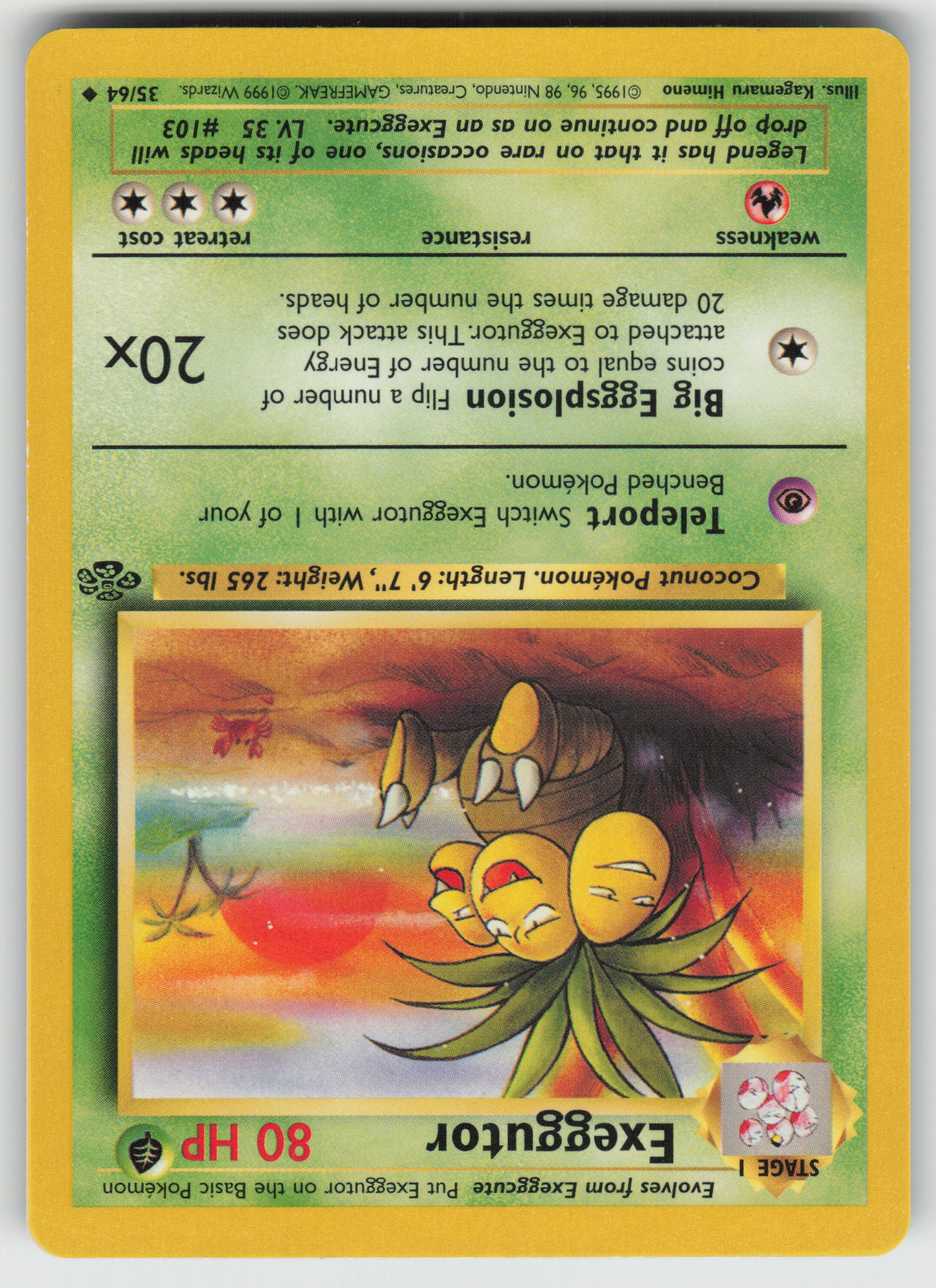 Exeggutor Uncommon Jungle 35/64 LP