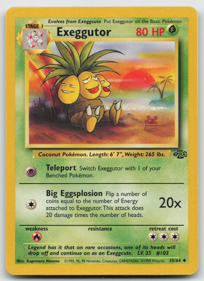 Exeggutor Uncommon Jungle 35/64 LP