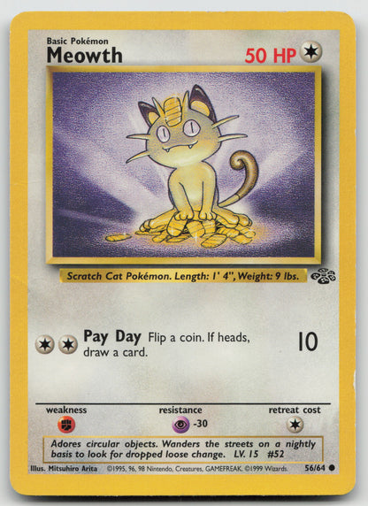 Meowth Common Unlimited JU 56/64 HP