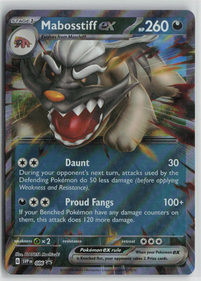 Mabosstiff ex Promo Holo SVP 086 NM